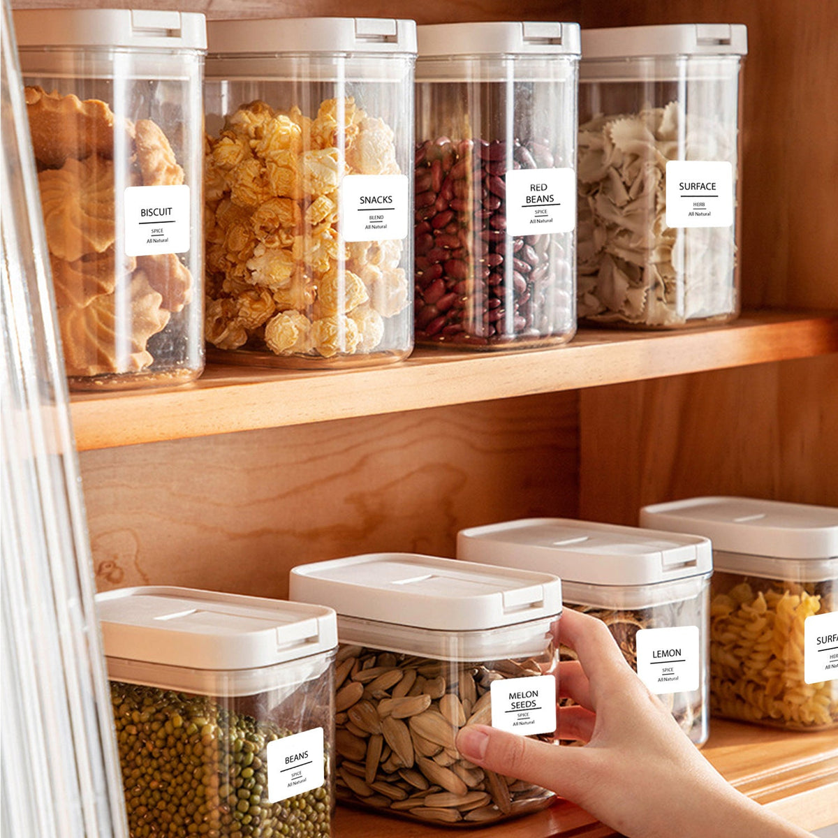 Waterproof Pantry Labels – 184 Labels - Lumora