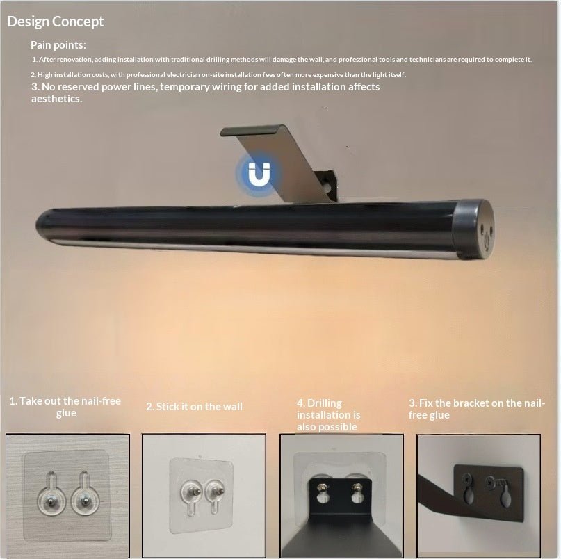 Wireless Picture Light – Touch Control, Rechargeable LED - Lumora